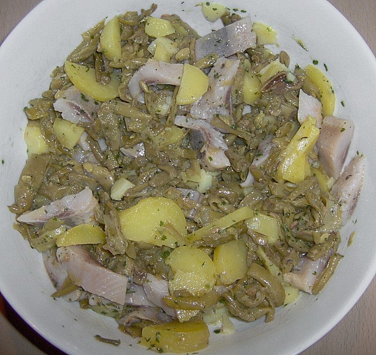 Kartoffel - Bohnen - Salat mit Matjes von tobis_mum | Chefkoch.de