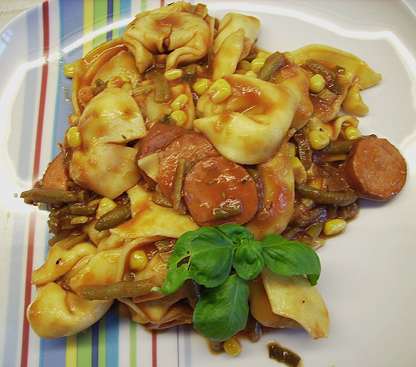 Chorizo - Tortellini - Pfanne von Schwarzteetrinkerin | Chefkoch.de