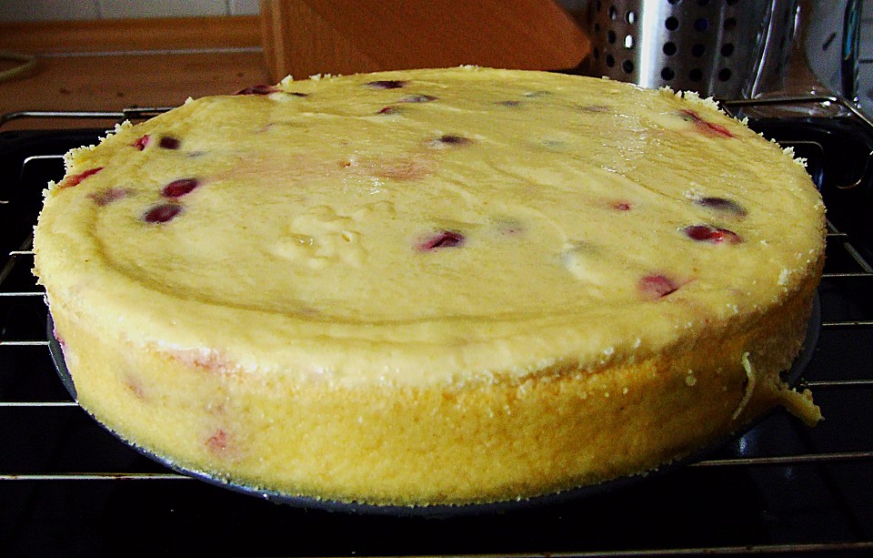 Kirsch- oder Mandarinen - Käsekuchen ohne Boden von Wyrwaa | Chefkoch.de