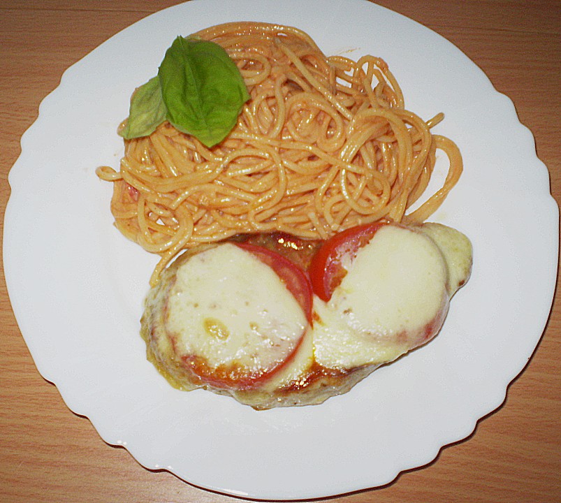 Tomaten - Mozzarella - Steaks von Nitseltrik | Chefkoch.de