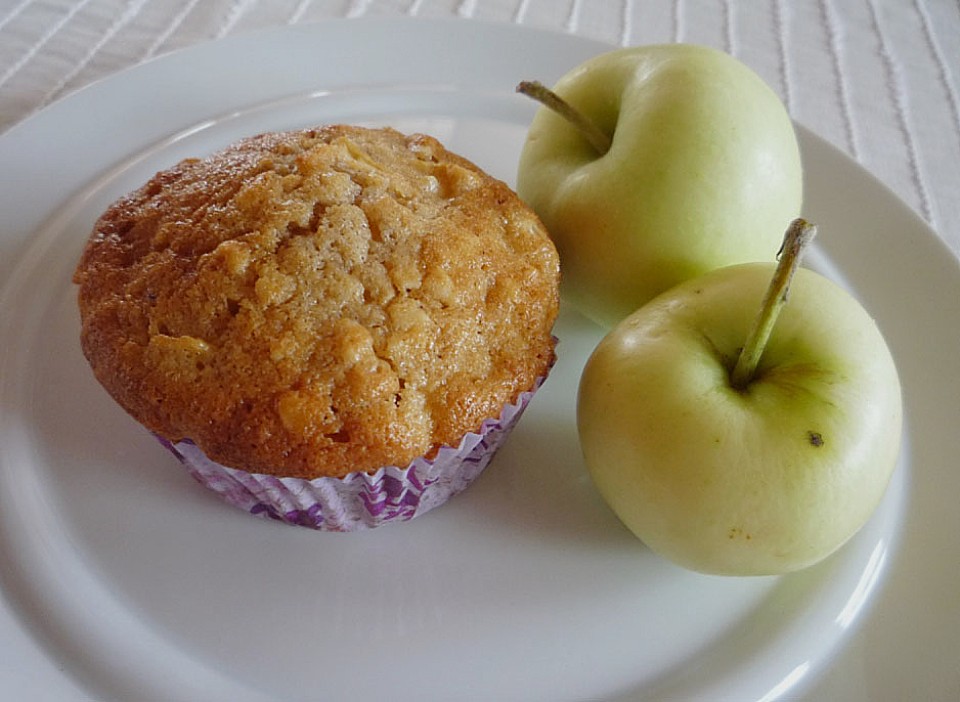 Apfel-Nussmuffins von geferle | Chefkoch.de
